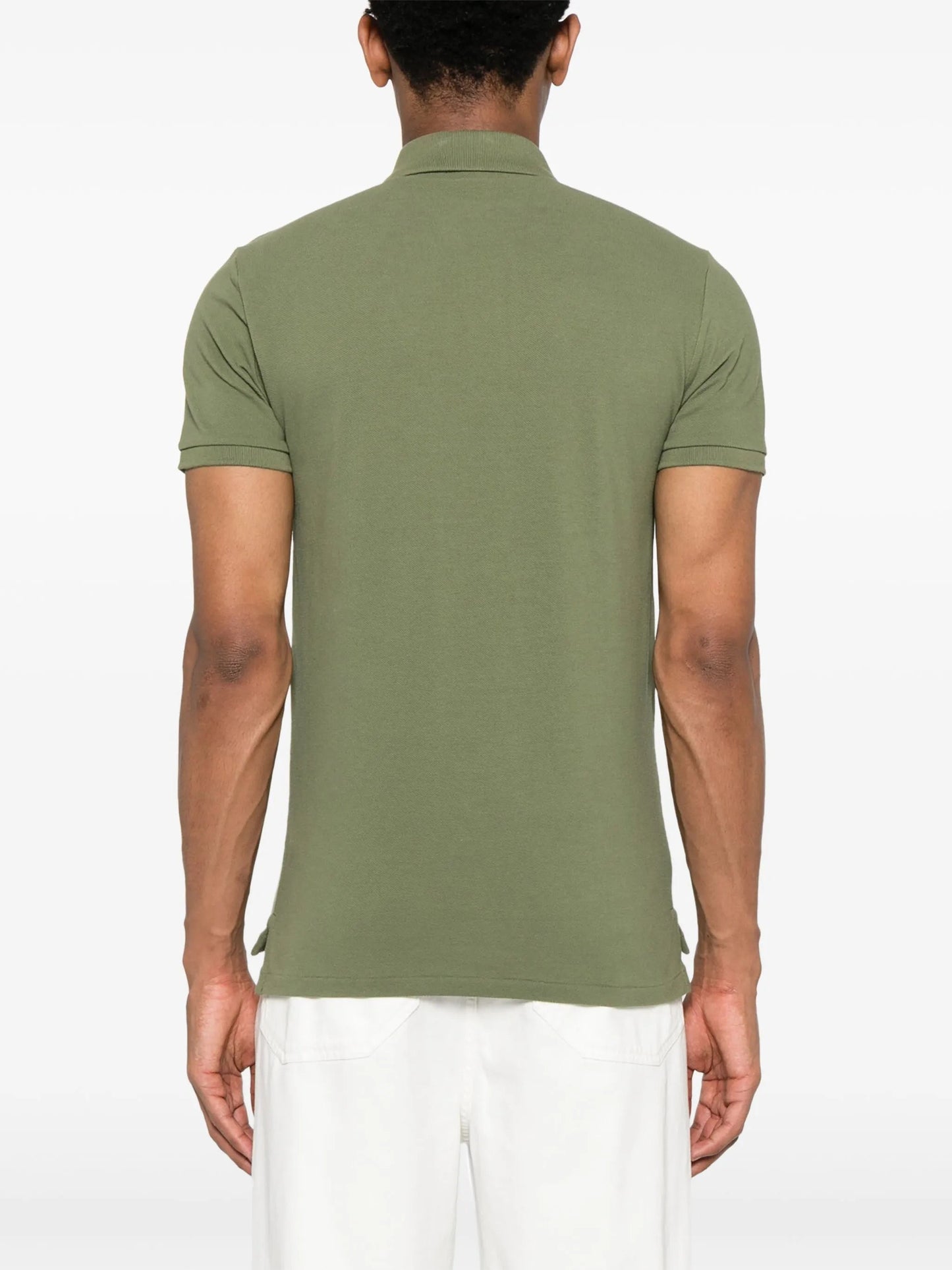 Slim Fit Mesh Polo Shirt