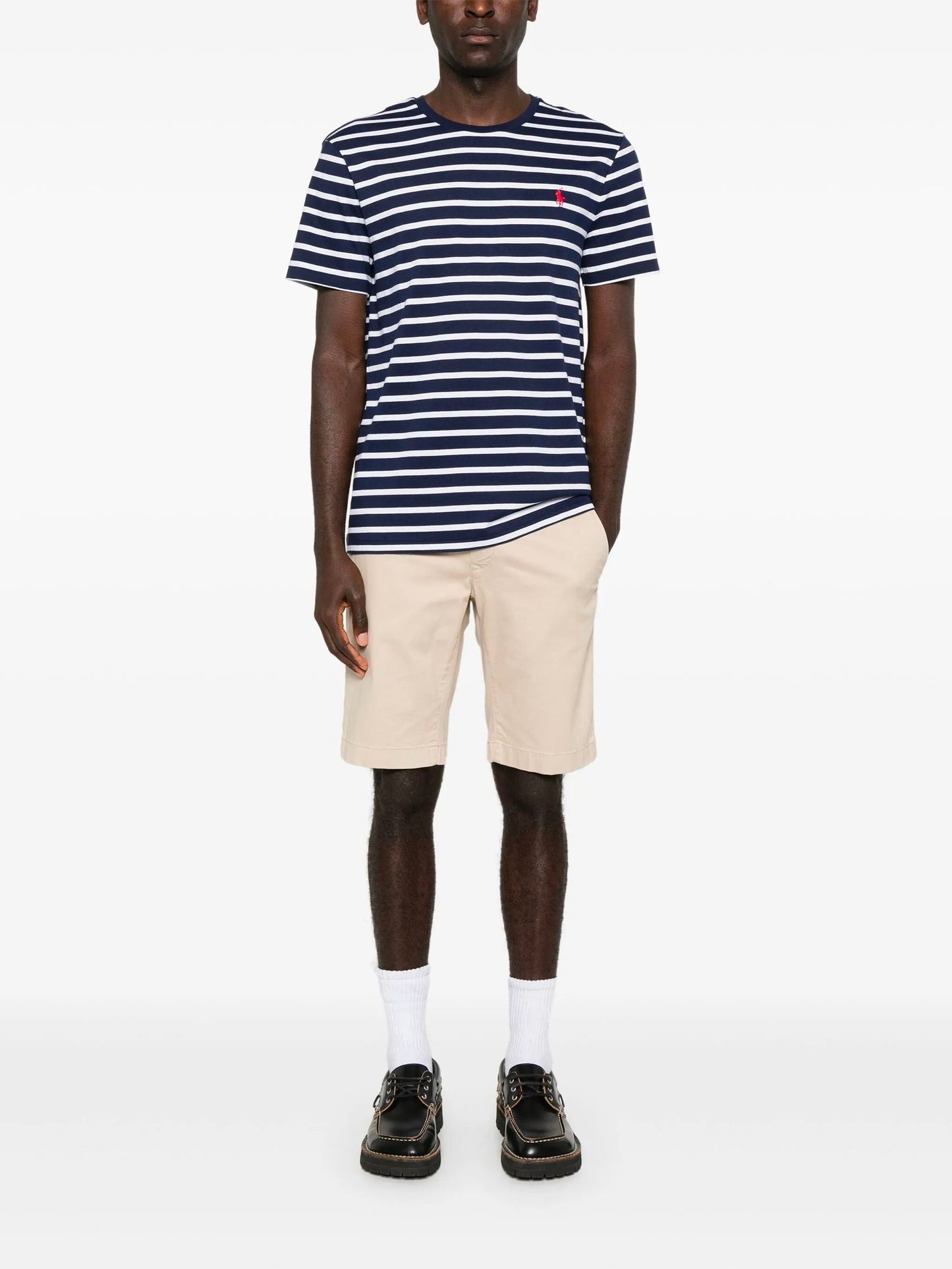 Custom Slim-Fit Striped T-Shirt